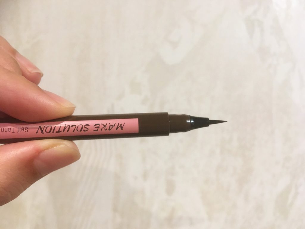 セルフタンニングアイブロウ　ペン先